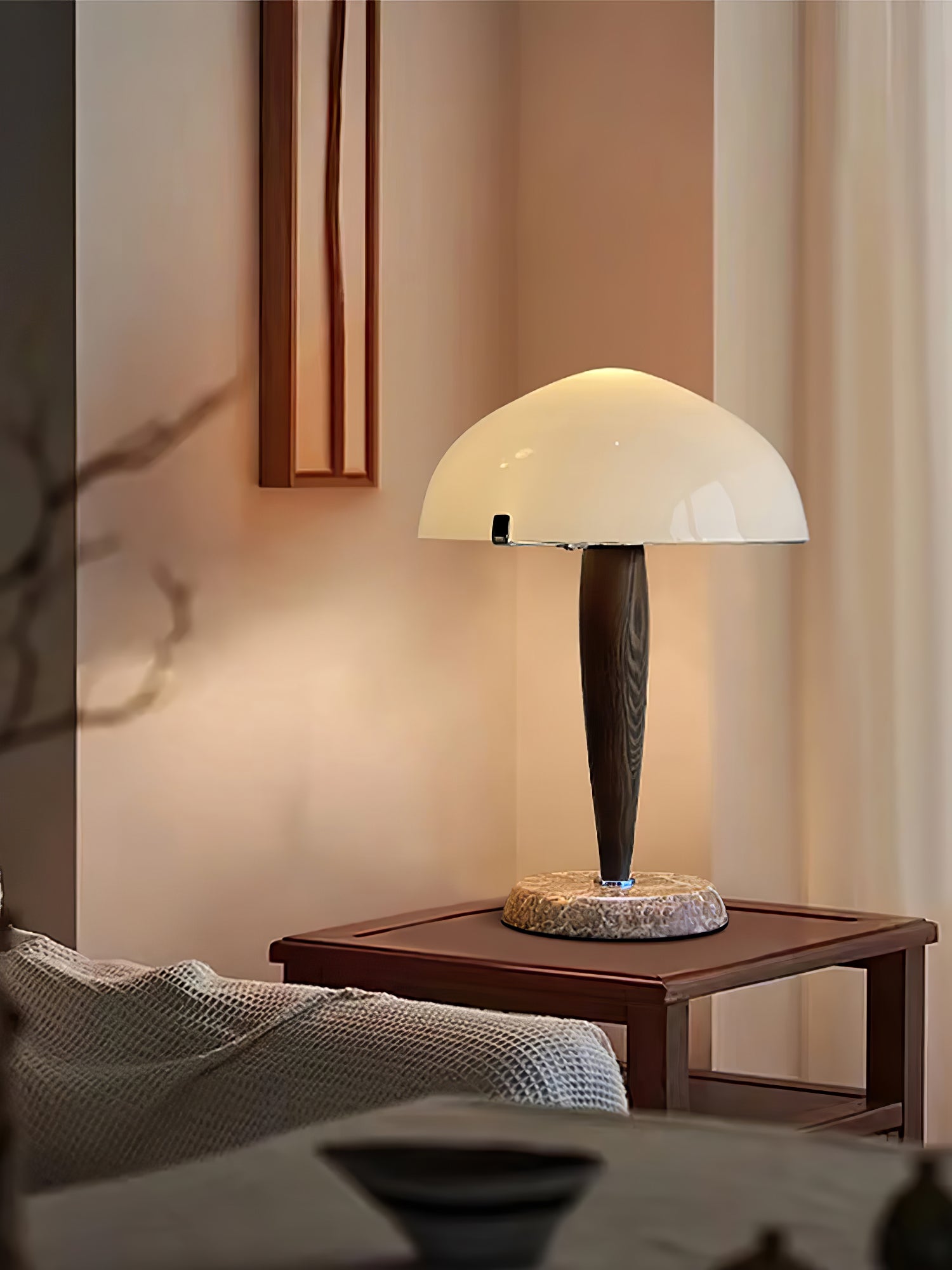 Minimalist Mid-Century Nightstand Lamp