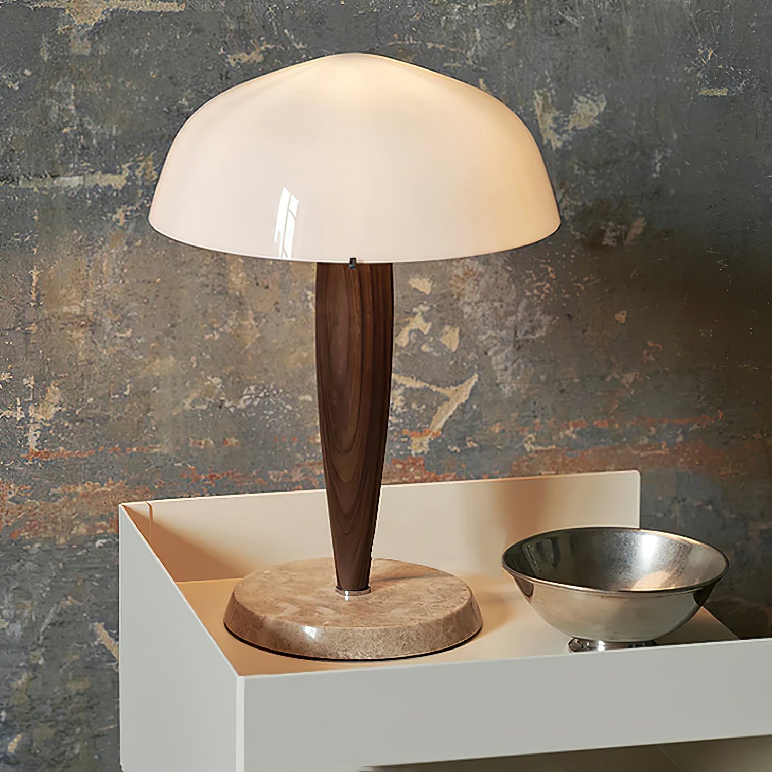 Minimalist Mid-Century Nightstand Lamp
