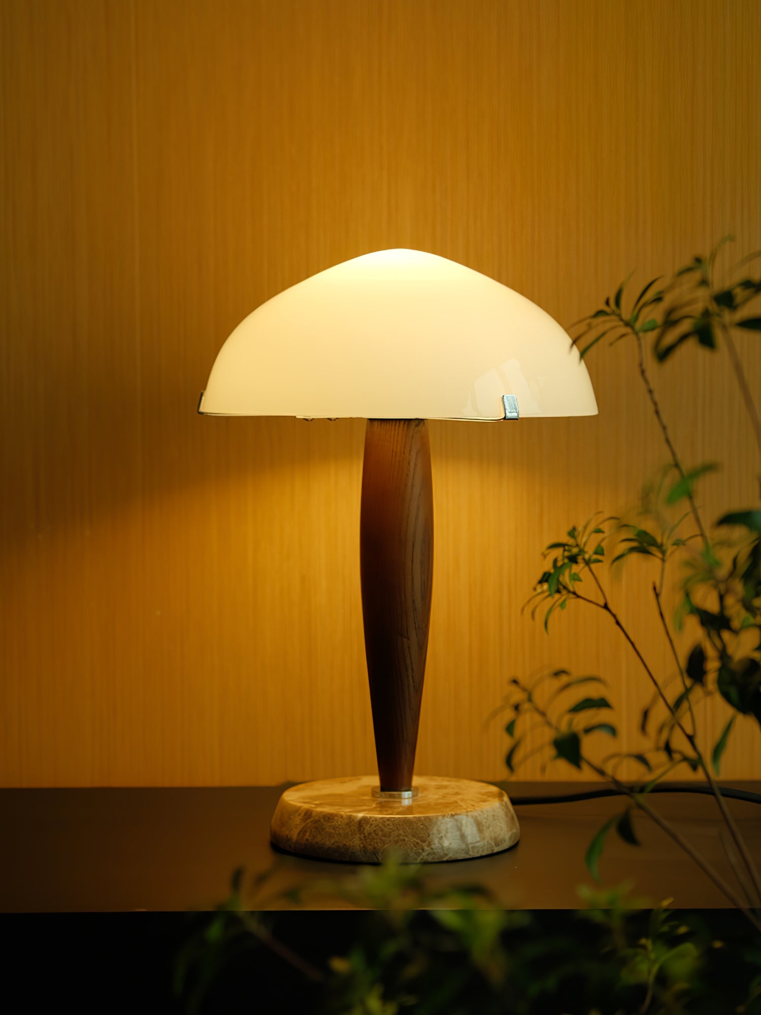 Minimalist Mid-Century Nightstand Lamp