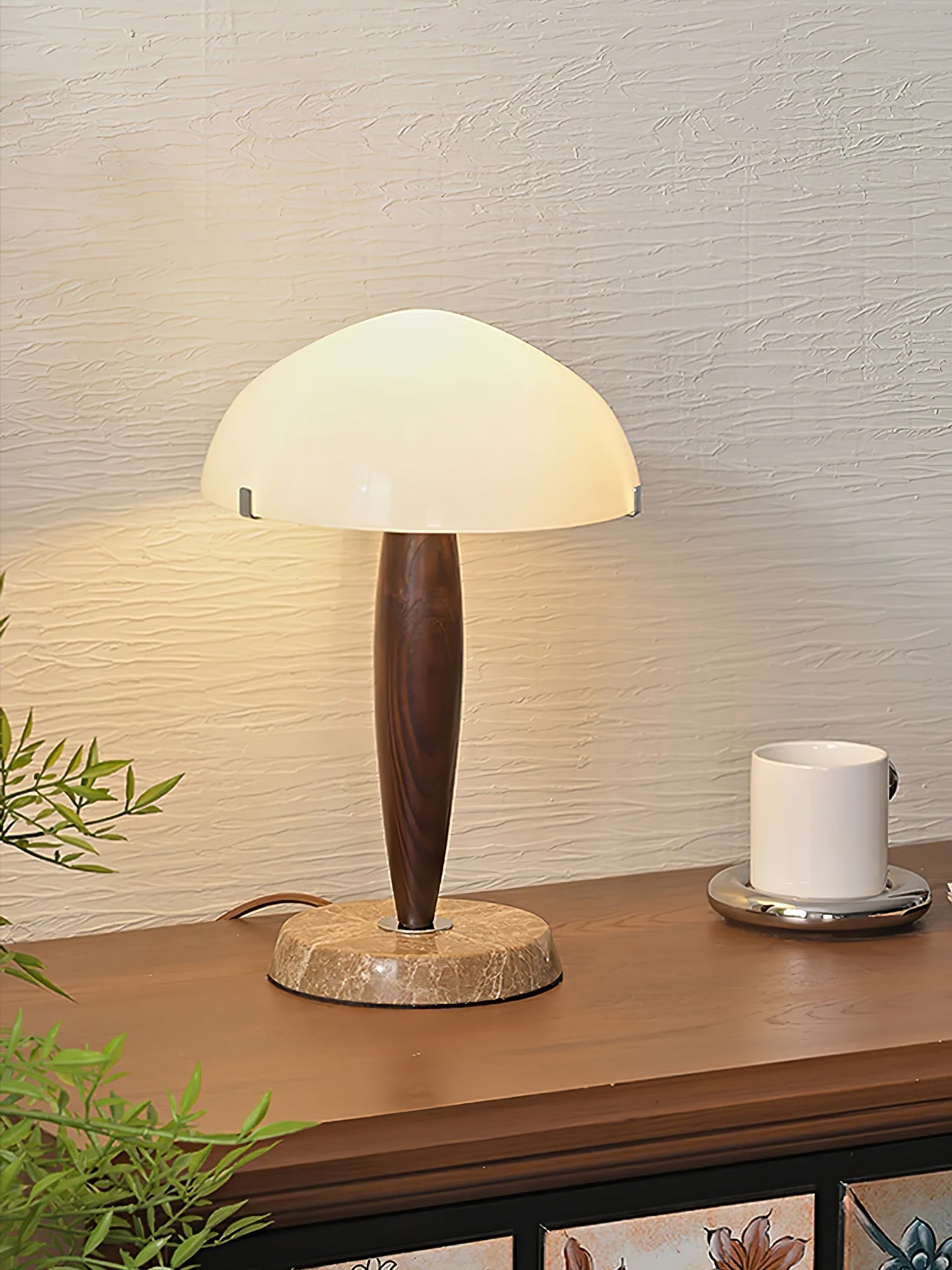 Minimalist Mid-Century Nightstand Lamp