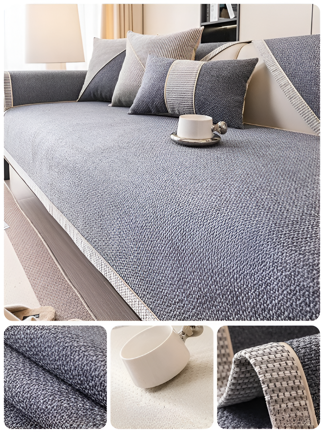 Anti-Scratch Sofa Slipcover – Stylish & Durable Couch Protector - Atelier Dubois Paris