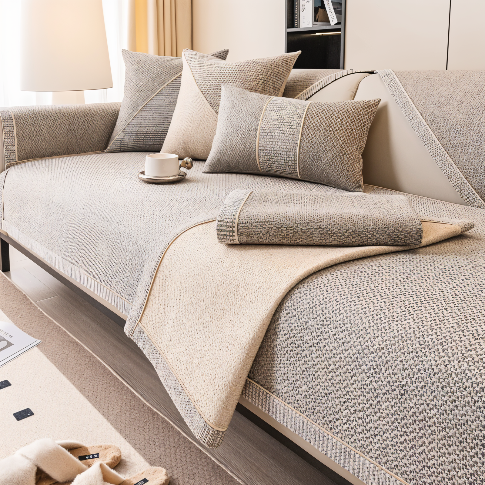 Anti-Scratch Sofa Slipcover – Stylish & Durable Couch Protector