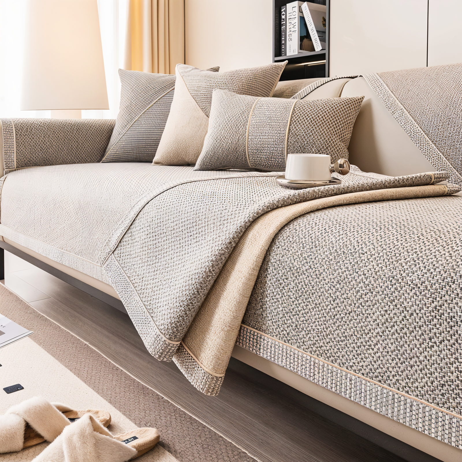 Anti-Scratch Sofa Slipcover – Stylish & Durable Couch Protector