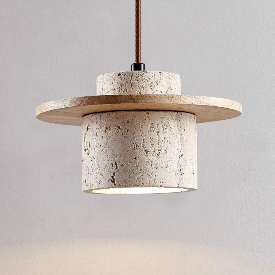 Pendant Lamp | Travertine Shade