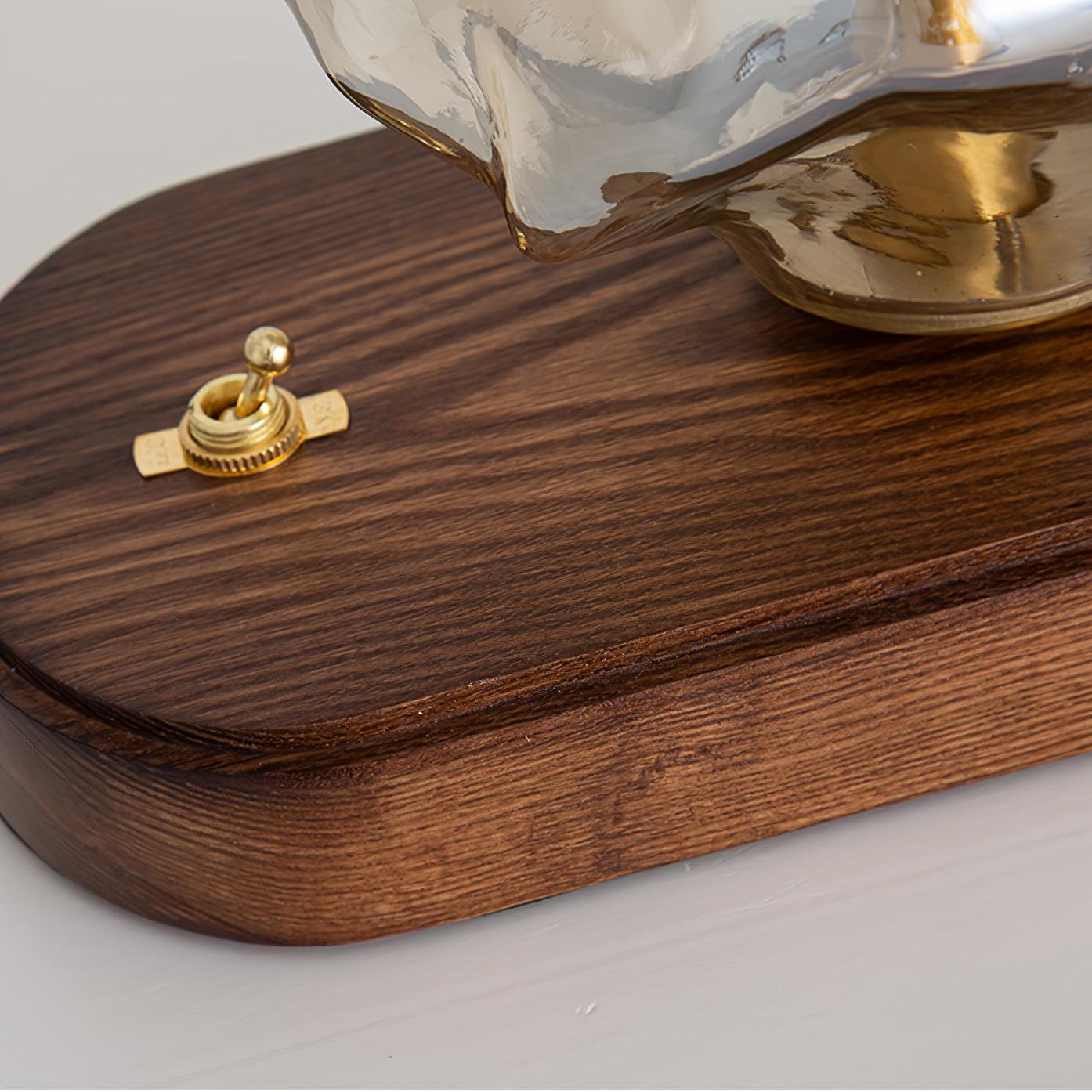 Elegant Frosted Glass Shade Table Lamp | Bedside Lamp