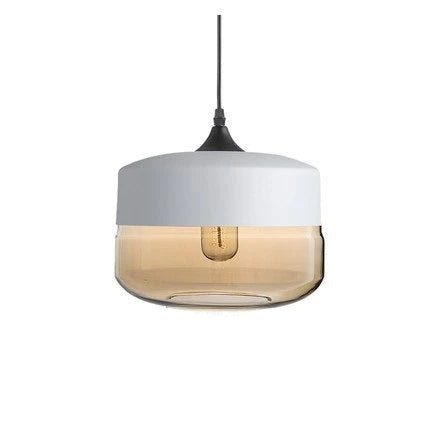 Glass Shade Wooden Pendant Light | Decorative Ceiling Pendant