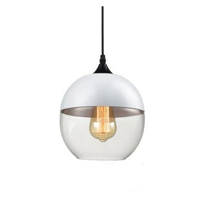 Glass Shade Wooden Pendant Light | Decorative Ceiling Pendant