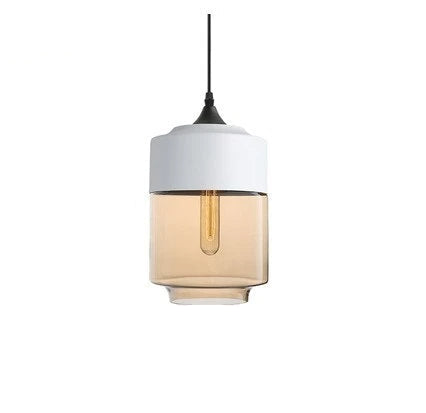 Glass Shade Wooden Pendant Light | Decorative Ceiling Pendant