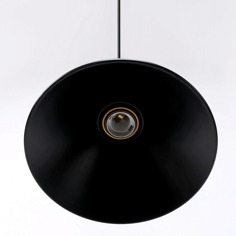 Cone-Shaped Brass Pendant Light | Tapered Design