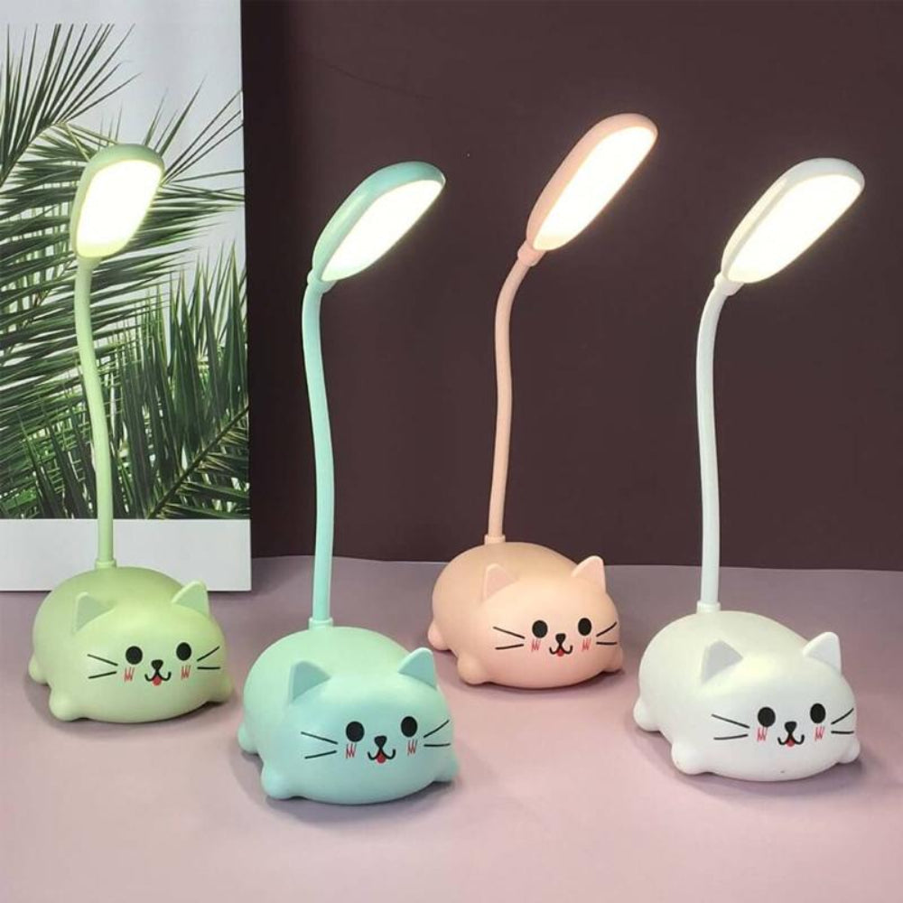 Cat-Themed LED Desk Lamp | Compact Design