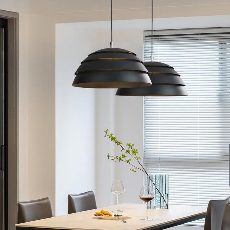 Rounded LED Pendant Light – Dome Pot Style