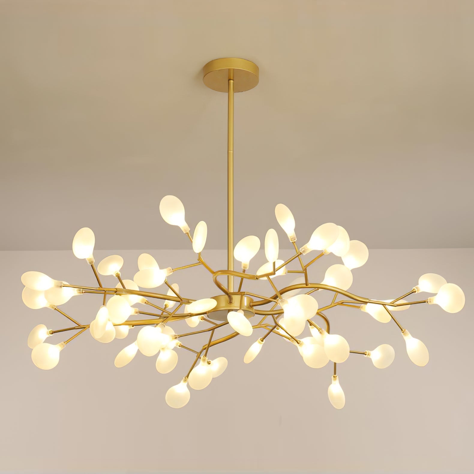Mid-Century Modern LED Chandelier – Firefly Sputnik Hanging Light