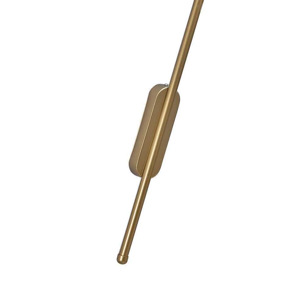 Modern Linear LED Wall Light Fixture – Gold Aluminum Finish