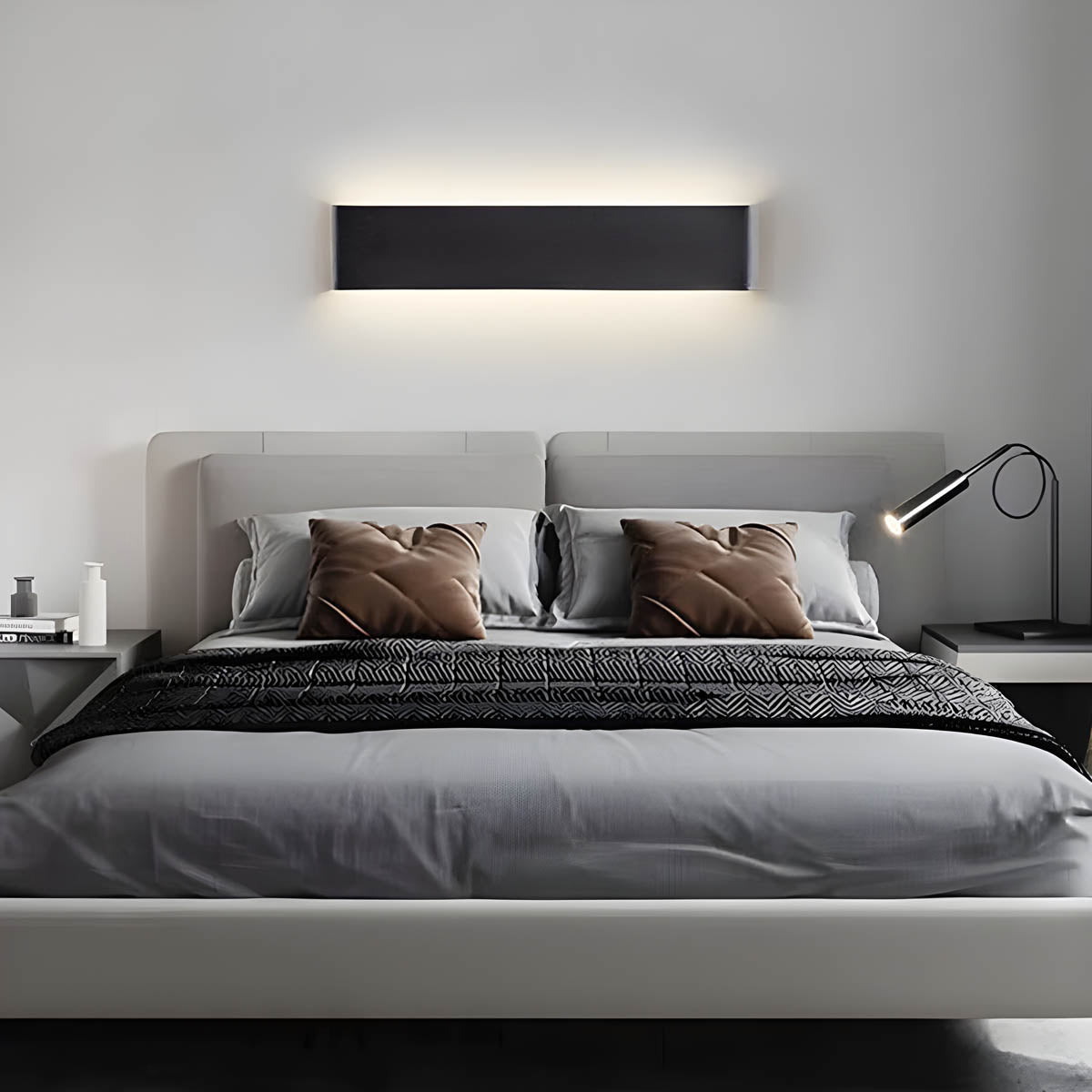 Aluminum LED Wall Lamp - Bedroom Light Fixture