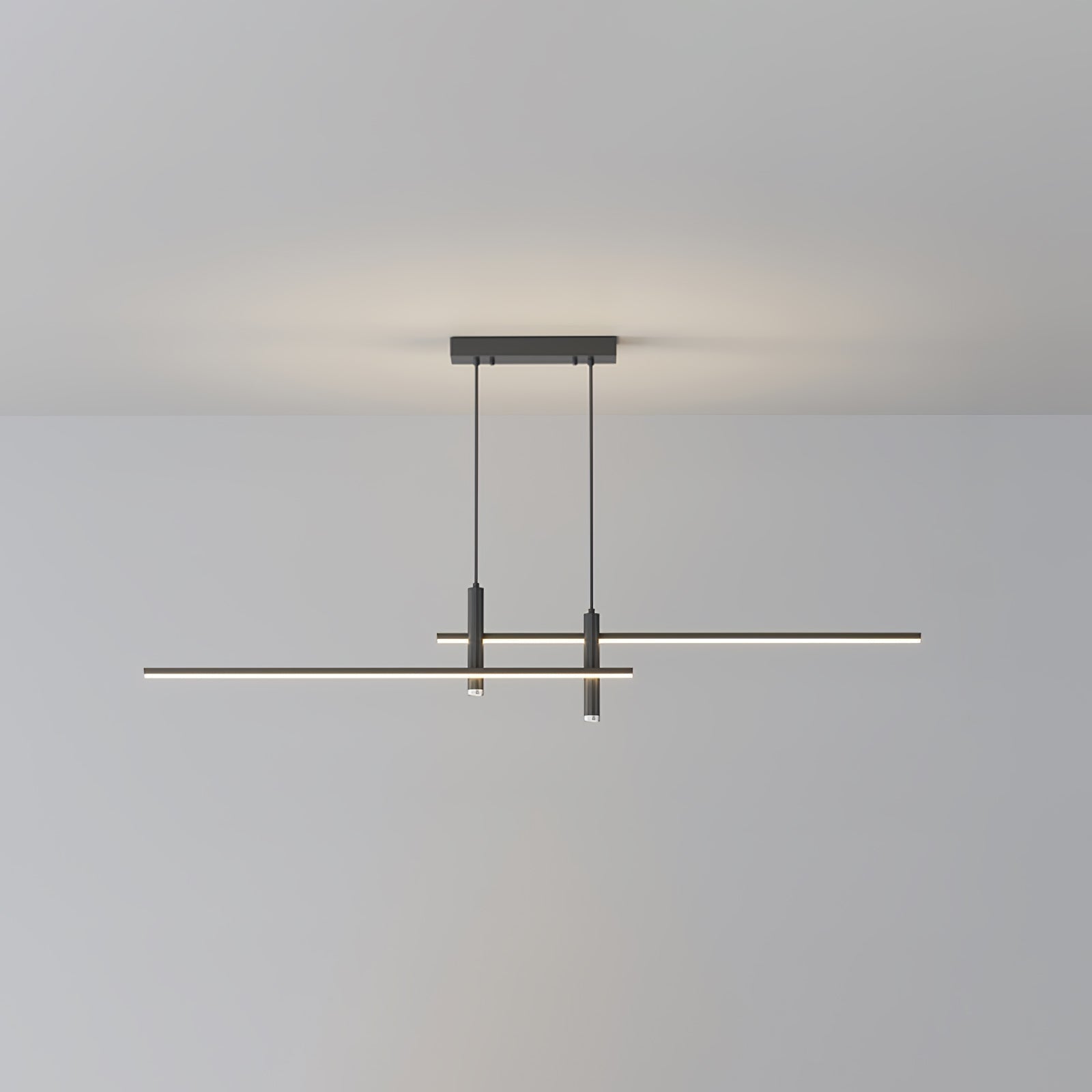 Contemporary Linear Pendant Light – Focused Spotlight Design