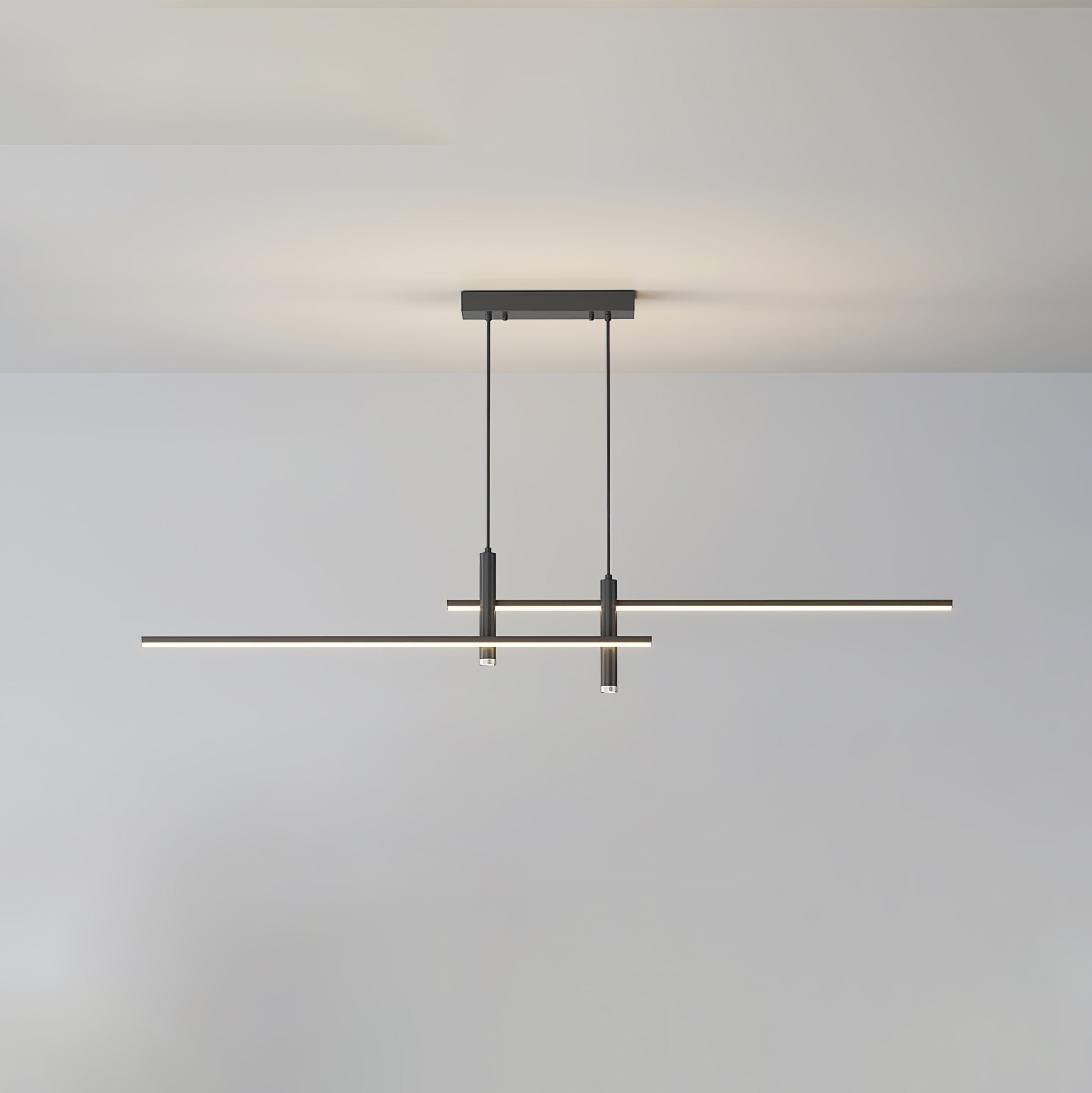 Contemporary Linear Pendant Light – Focused Spotlight Design