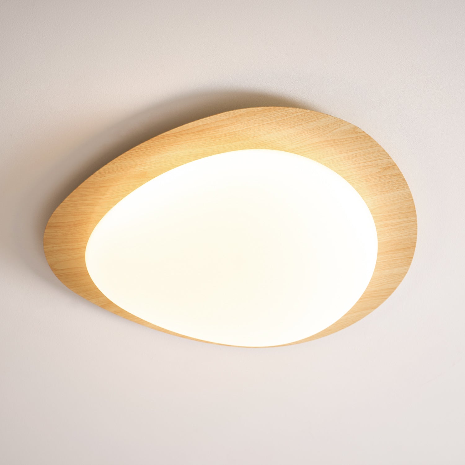 Pebble Shape Ceiling Lamp - Minimalist LED Light Fixture