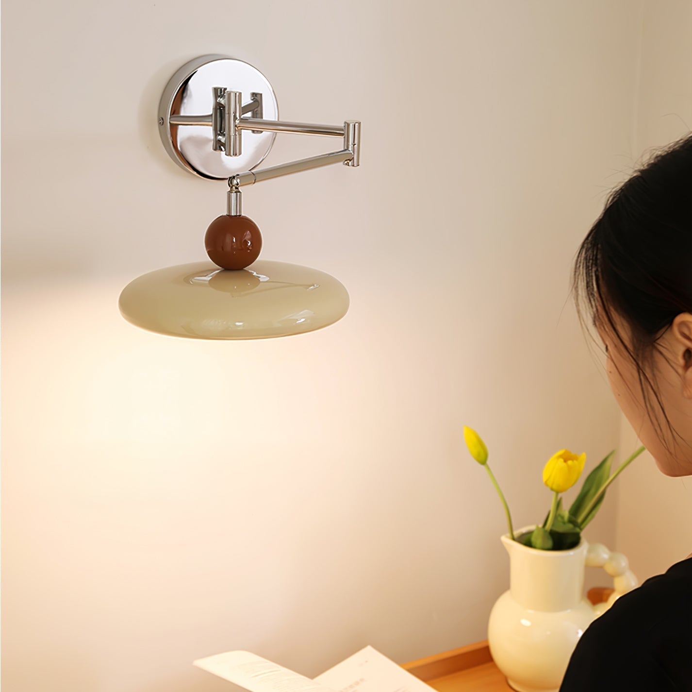 Minimalist Swing Arm Wall Lamp