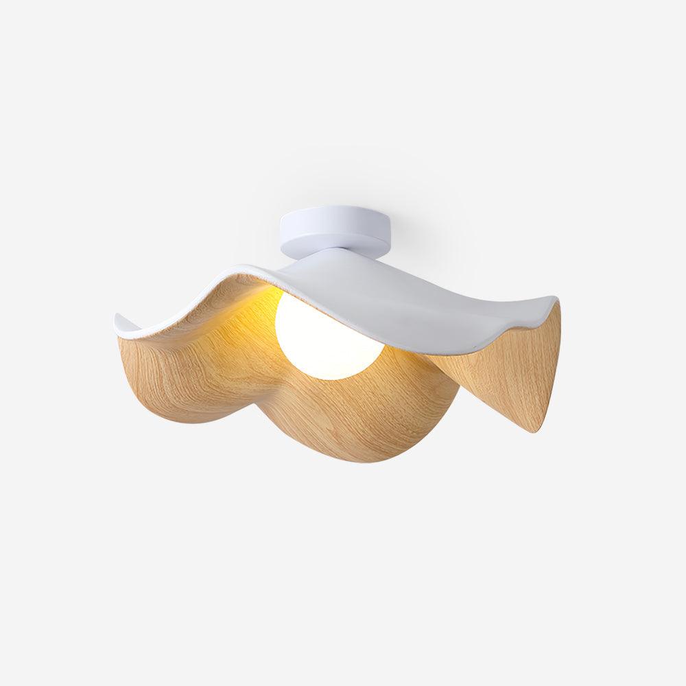 Decorative Ceiling Lamp with Lotus Leaf Shape – Flush Mount Ceiling Light