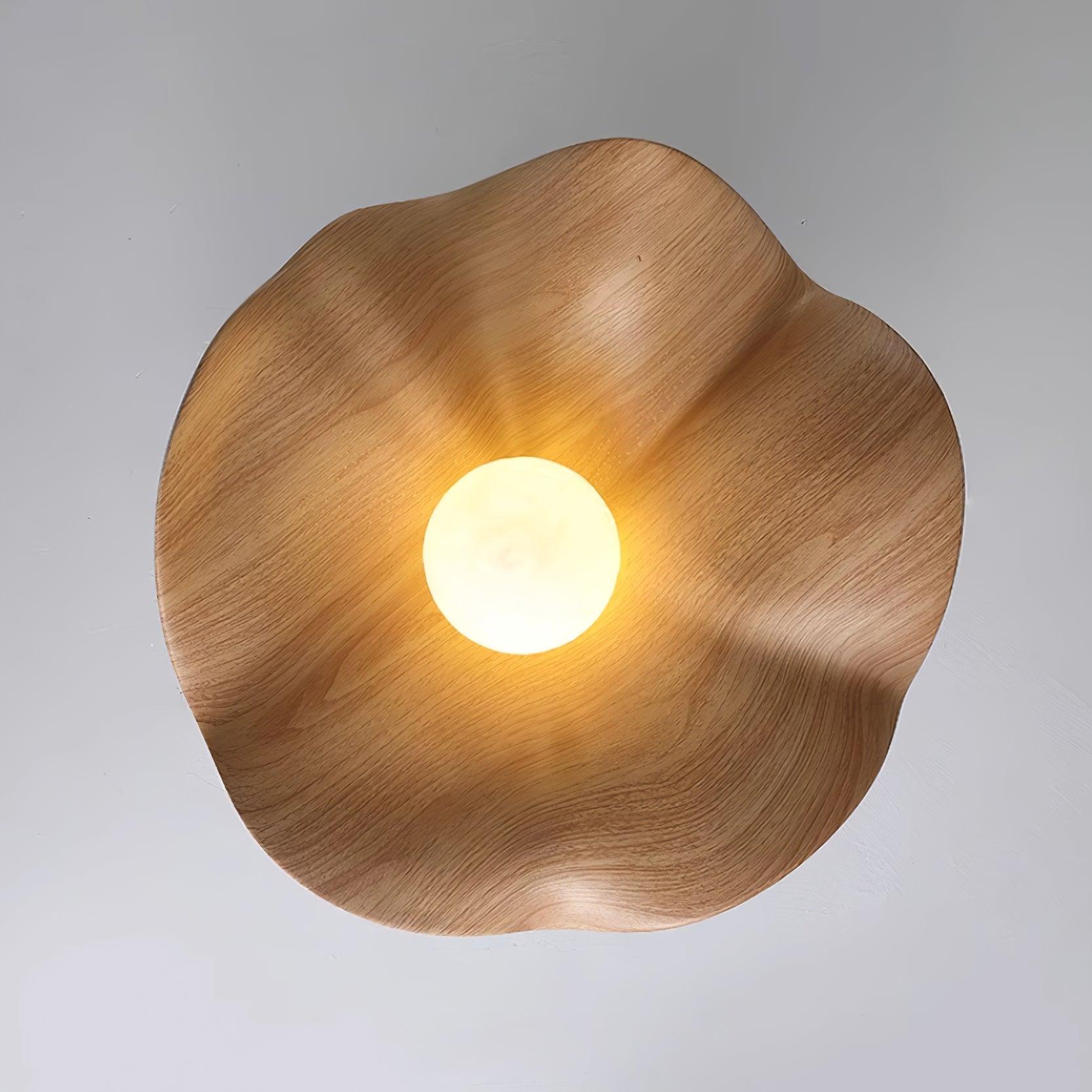 Decorative Ceiling Lamp with Lotus Leaf Shape – Flush Mount Ceiling Light