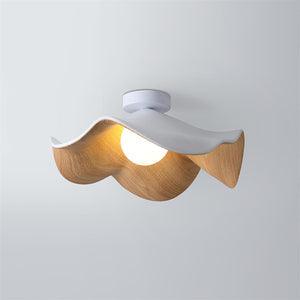 Decorative Ceiling Lamp with Lotus Leaf Shape – Flush Mount Ceiling Light
