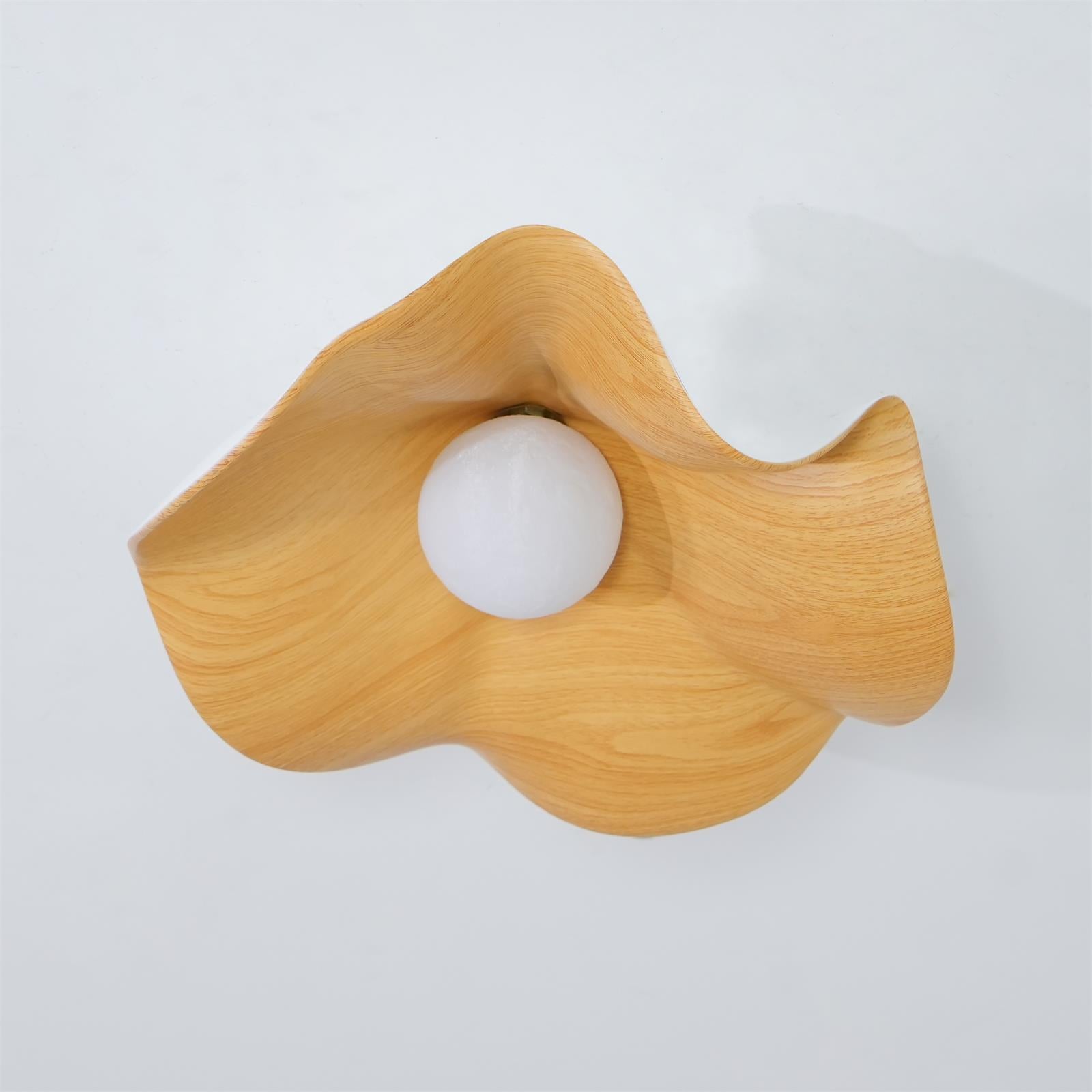 Decorative Ceiling Lamp with Lotus Leaf Shape – Flush Mount Ceiling Light