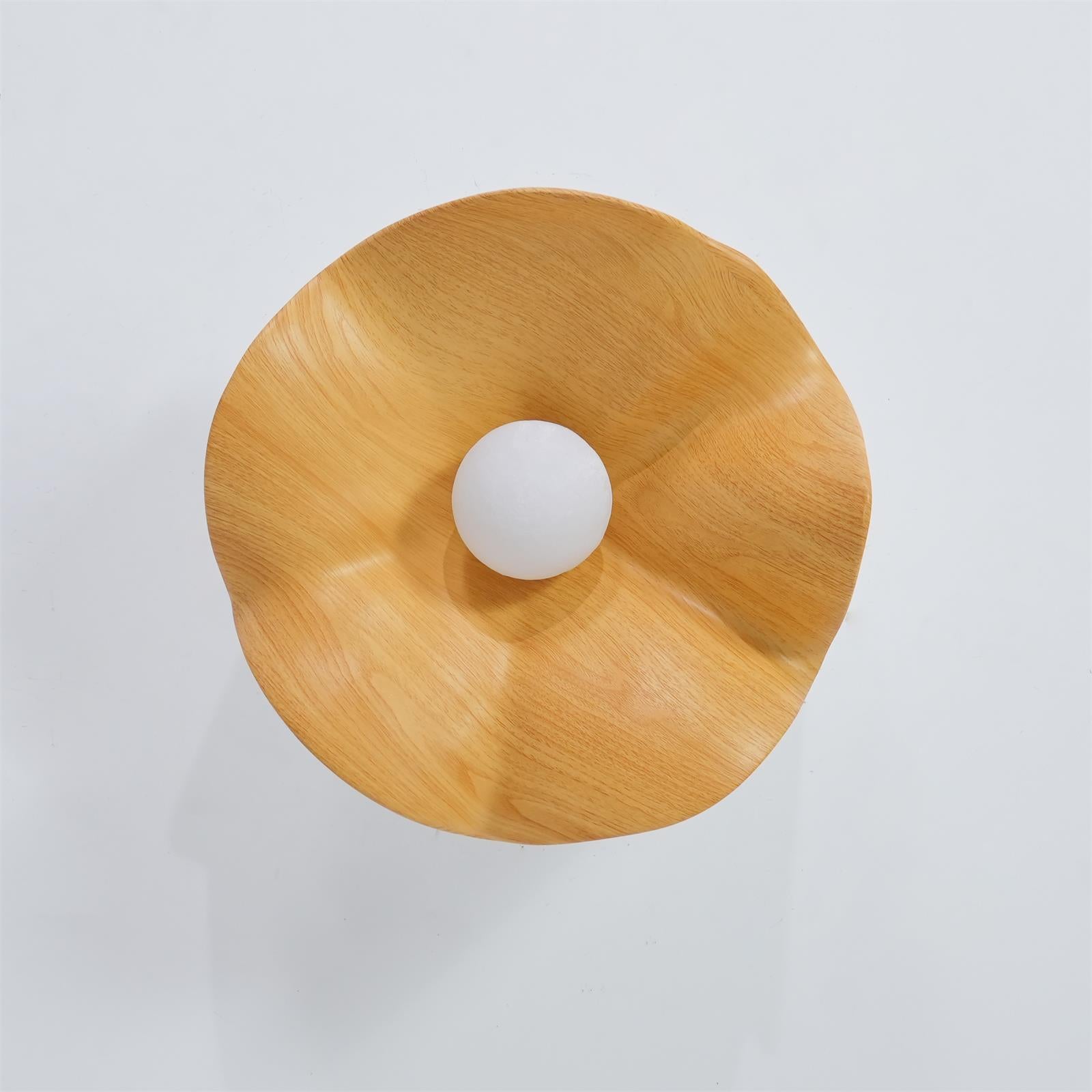 Decorative Ceiling Lamp with Lotus Leaf Shape – Flush Mount Ceiling Light