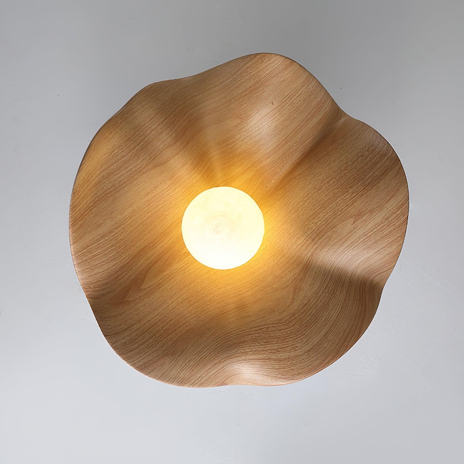 Decorative Ceiling Lamp with Lotus Leaf Shape – Flush Mount Ceiling Light