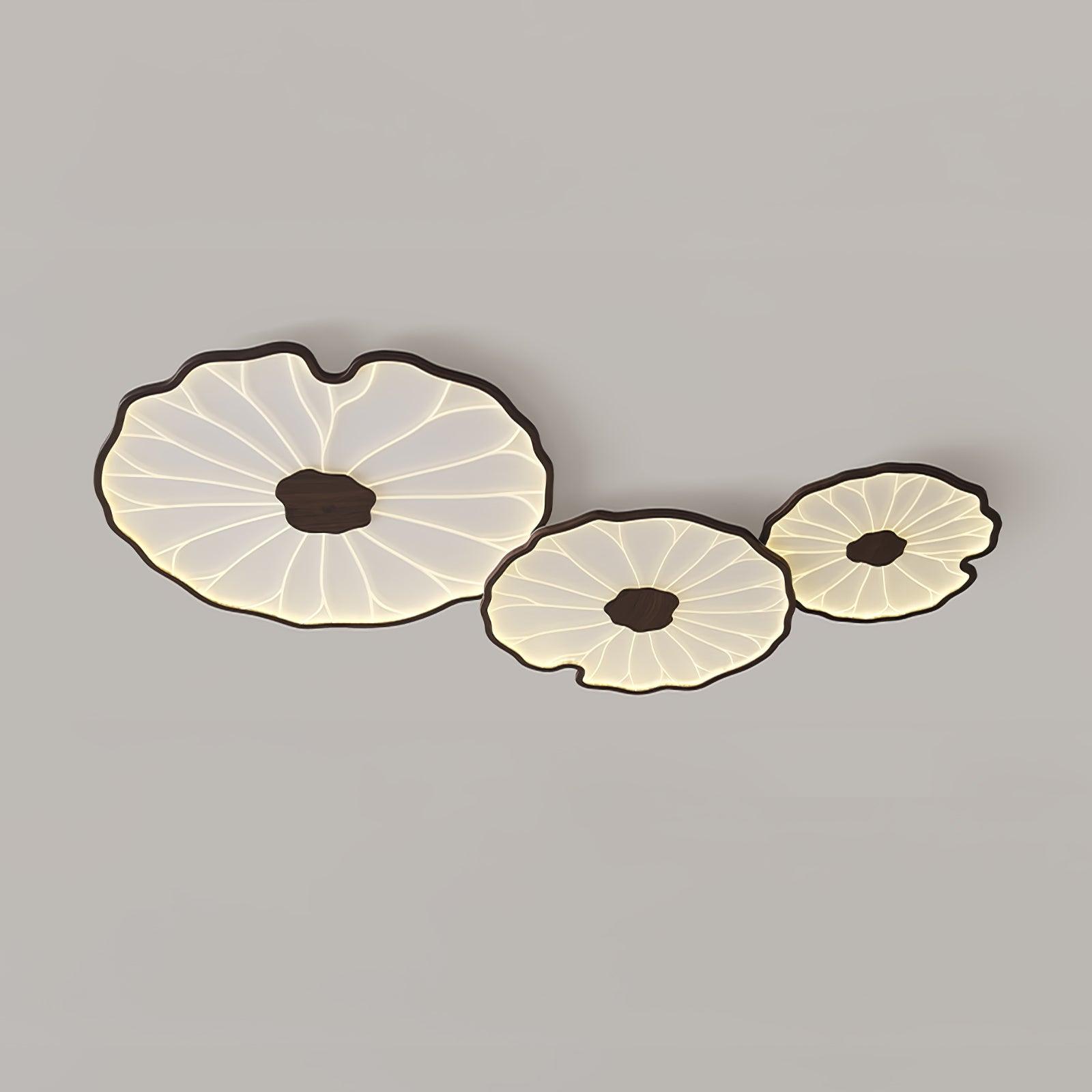 Acrylic Lotus Leaf Ceiling Light - Modern LED Light Fixture