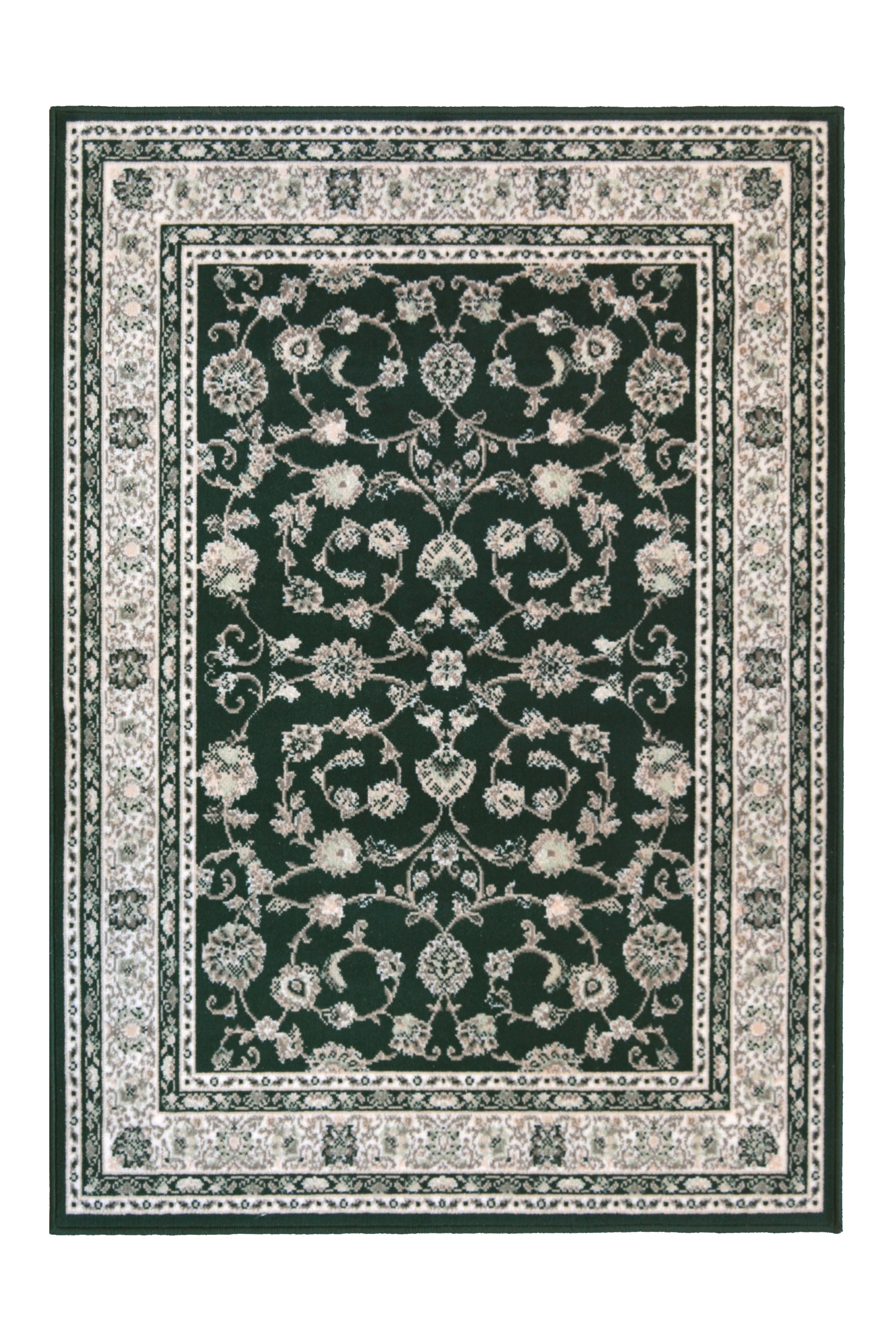 Non- Slip Traditional Woven Rug - Agrah Pattern with Strong Weave