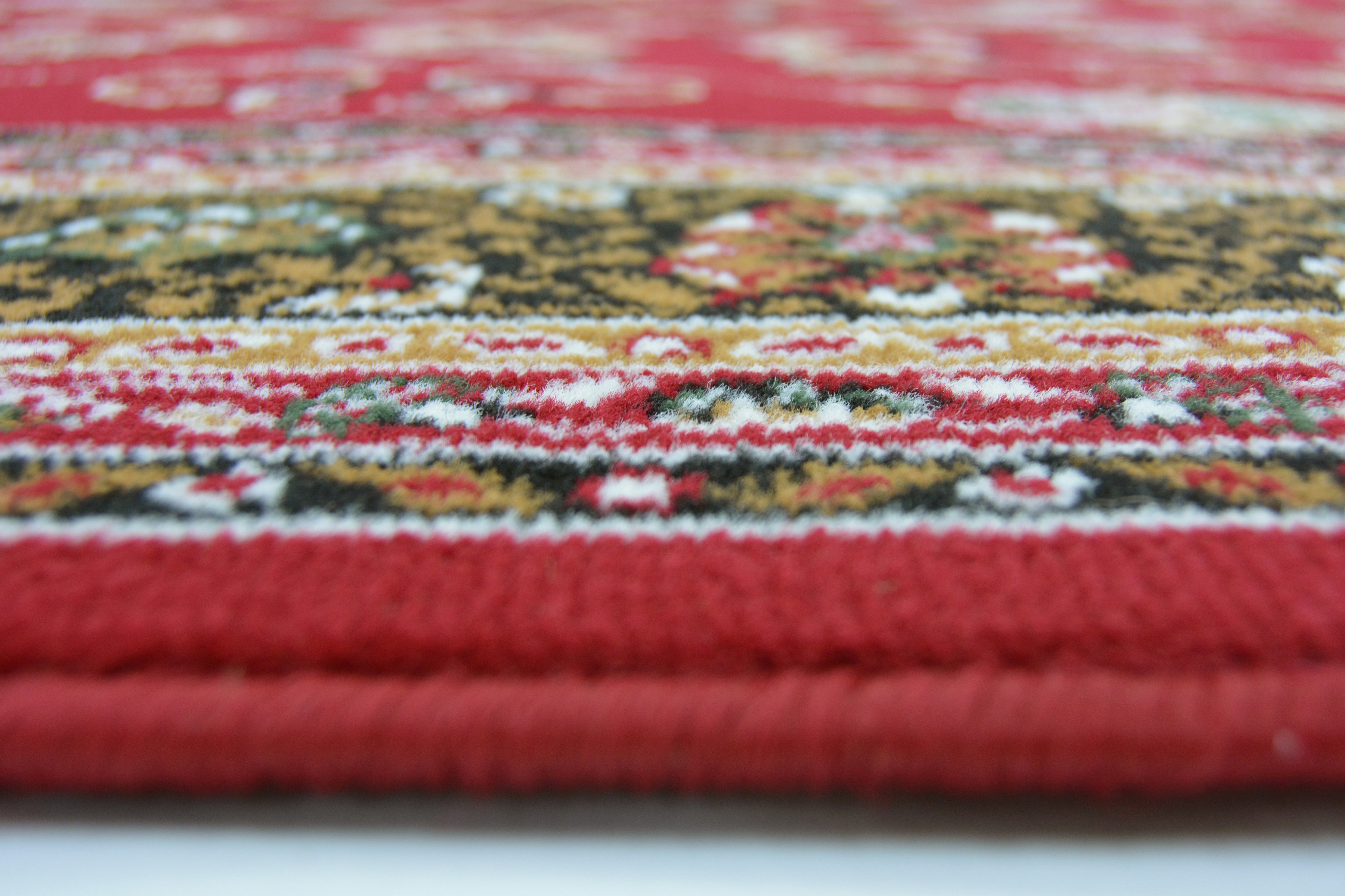Non- Slip Traditional Woven Rug - Agrah Pattern with Strong Weave
