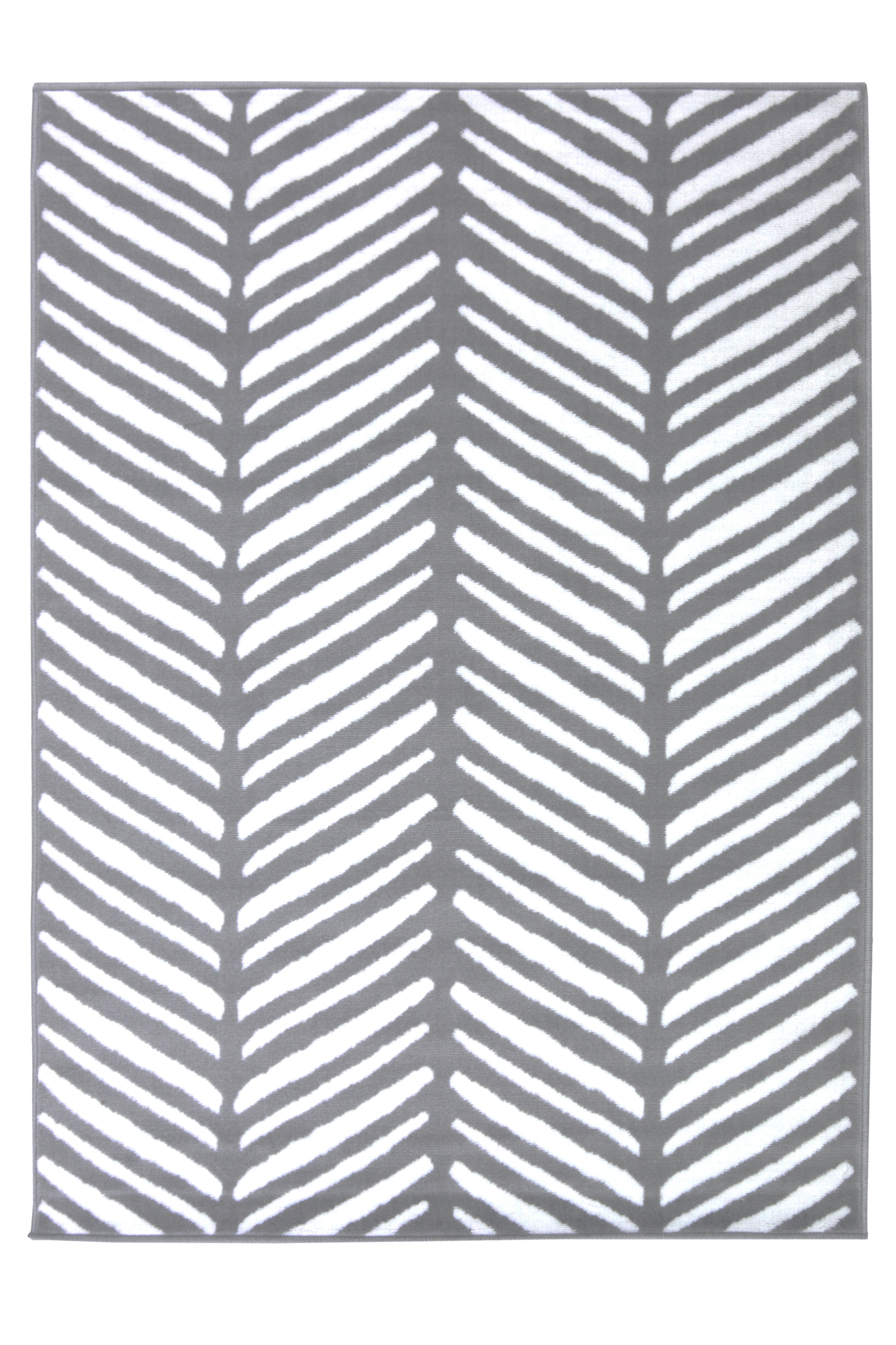 Durable Indoor Rug - Herringbone Design