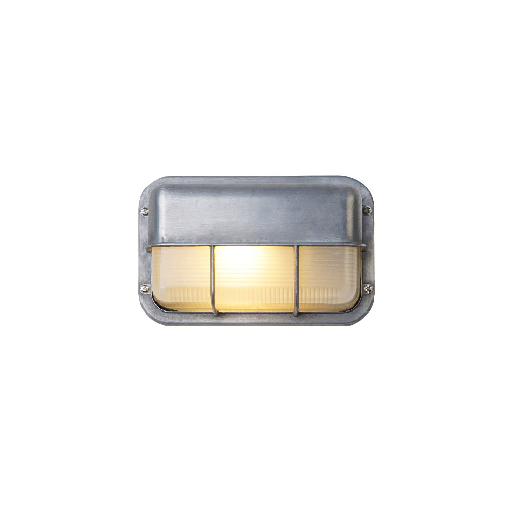 Metal Outdoor Wall Sconce – Durable Sconce with Glass Shade
