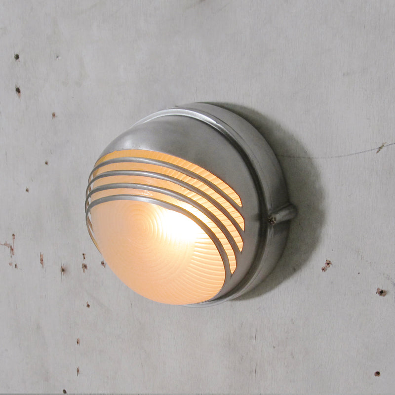 Metal Outdoor Wall Sconce – Durable Sconce with Glass Shade