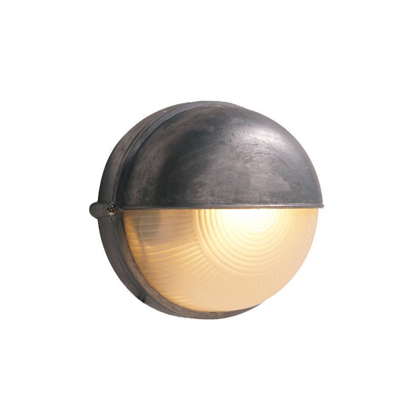 Metal Outdoor Wall Sconce – Durable Sconce with Glass Shade