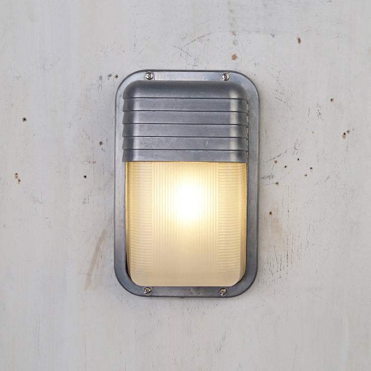 Metal Outdoor Wall Sconce – Durable Sconce with Glass Shade