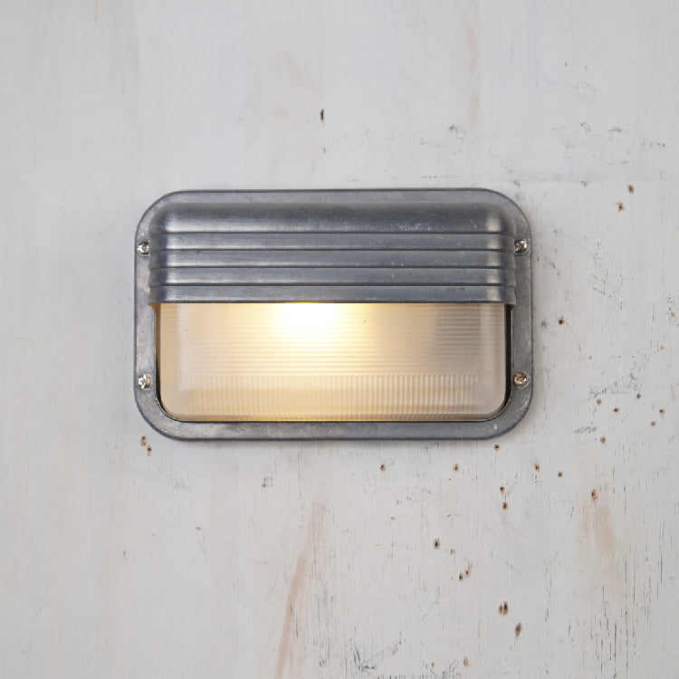 Metal Outdoor Wall Sconce – Durable Sconce with Glass Shade