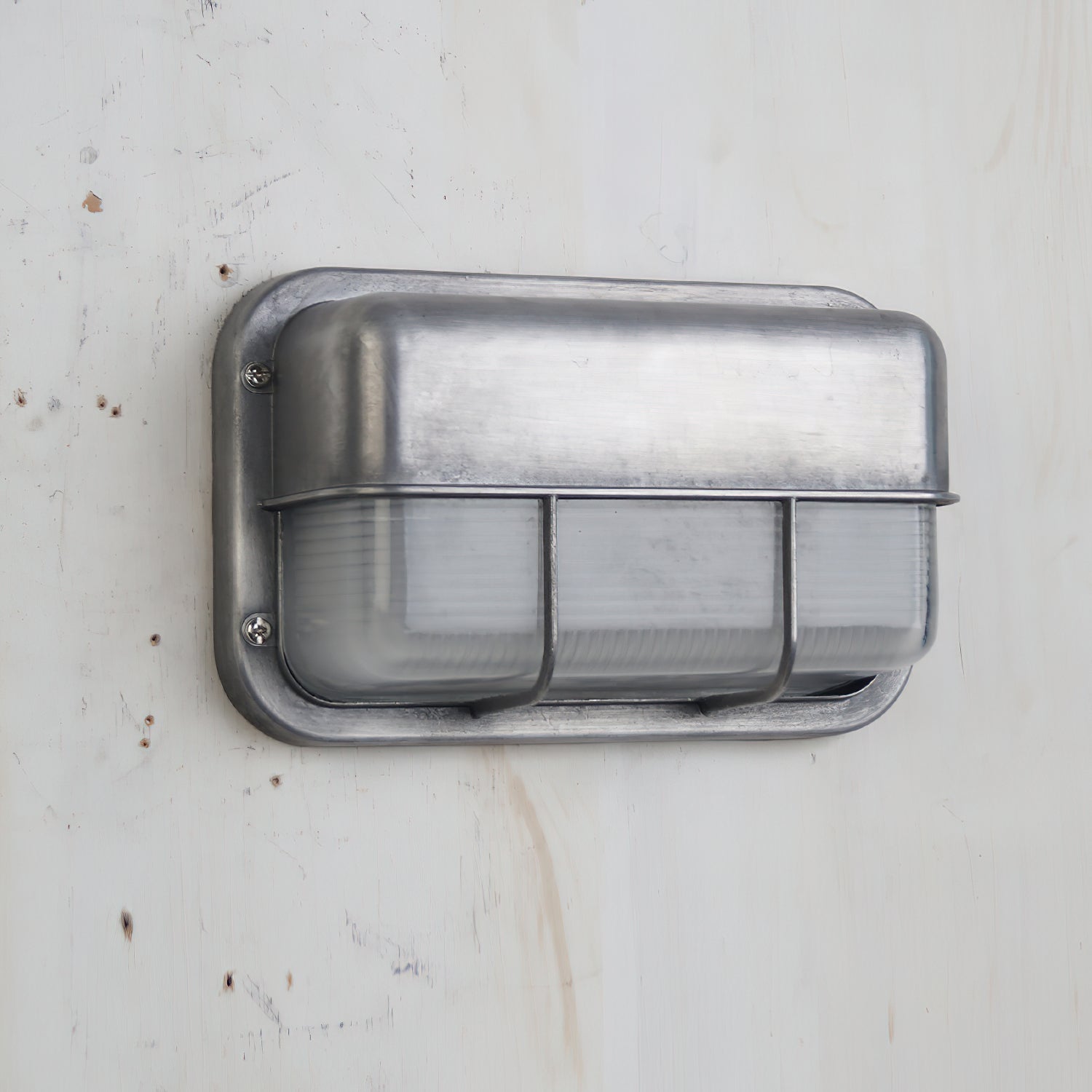 Metal Outdoor Wall Sconce – Durable Sconce with Glass Shade