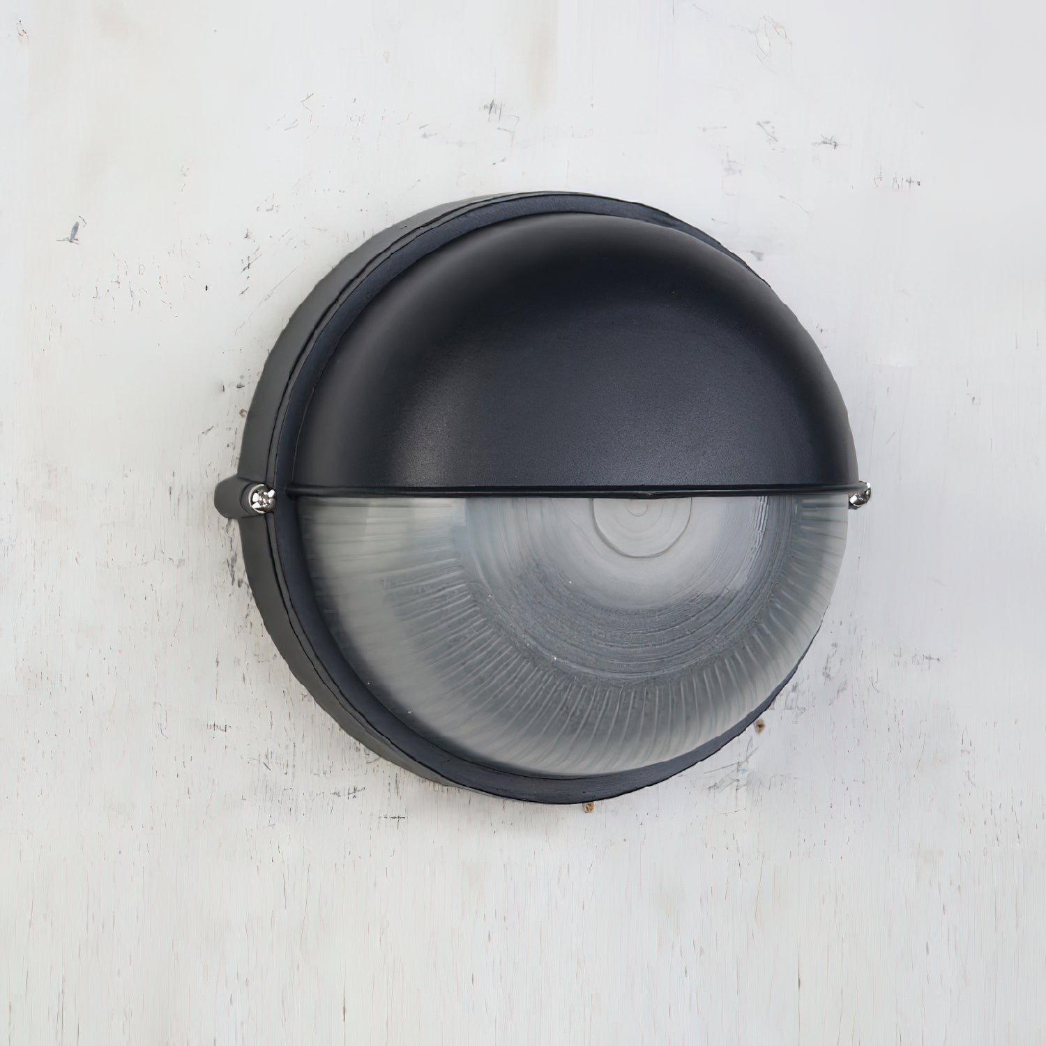 Metal Outdoor Wall Sconce – Durable Sconce with Glass Shade