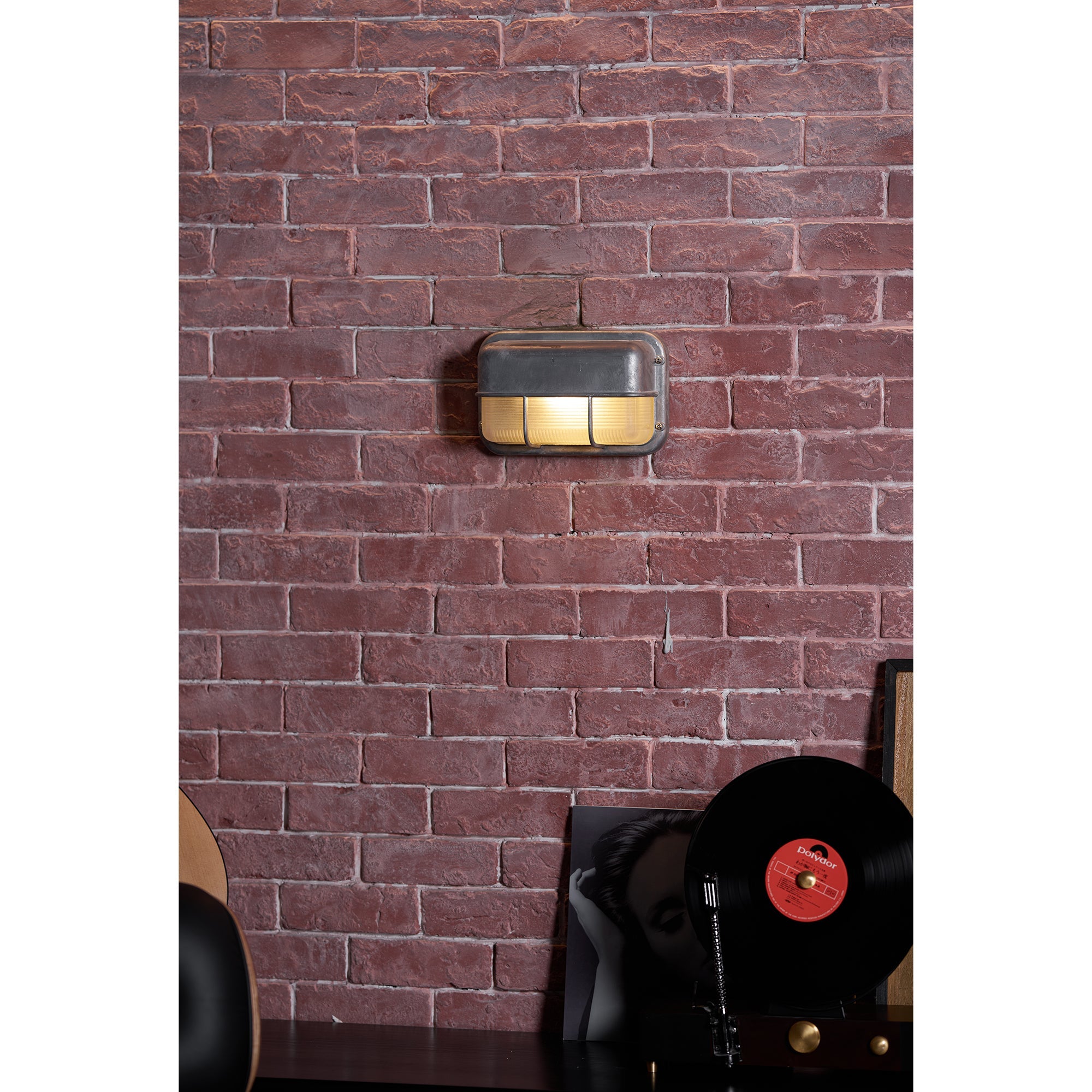 Metal Outdoor Wall Sconce – Durable Sconce with Glass Shade