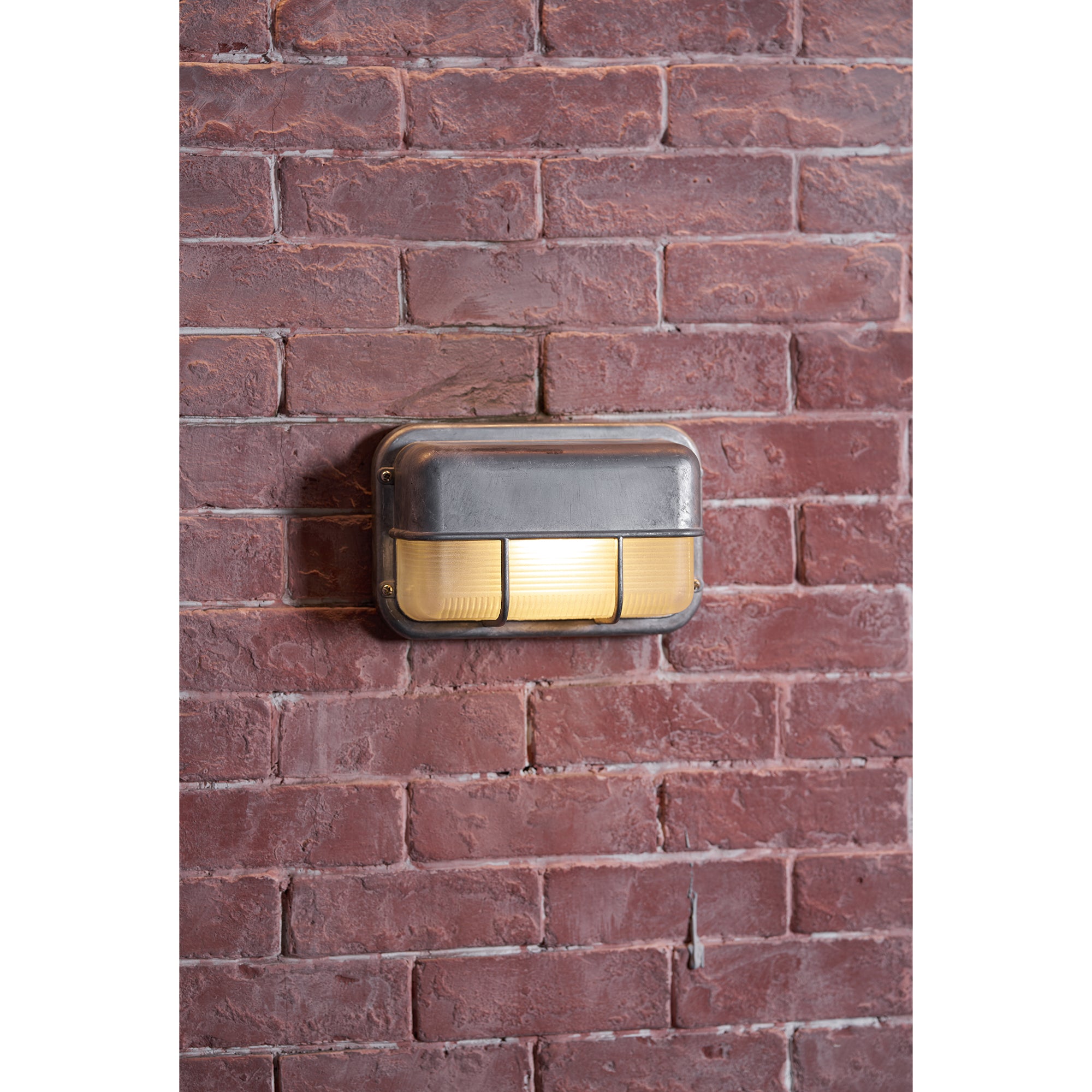 Metal Outdoor Wall Sconce – Durable Sconce with Glass Shade