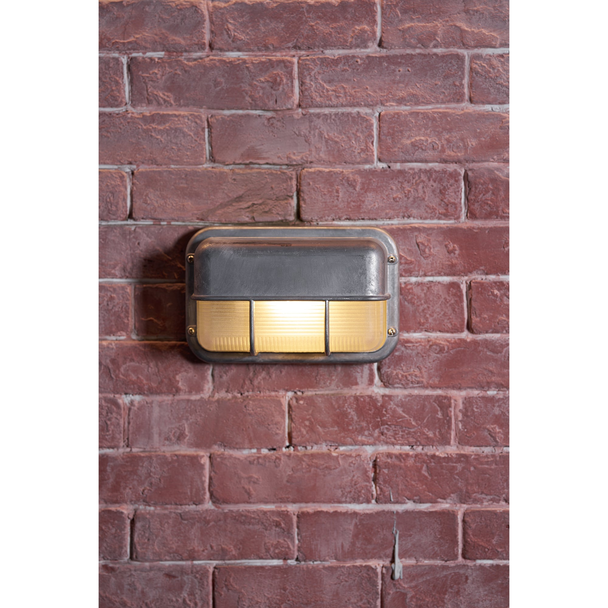 Metal Outdoor Wall Sconce – Durable Sconce with Glass Shade