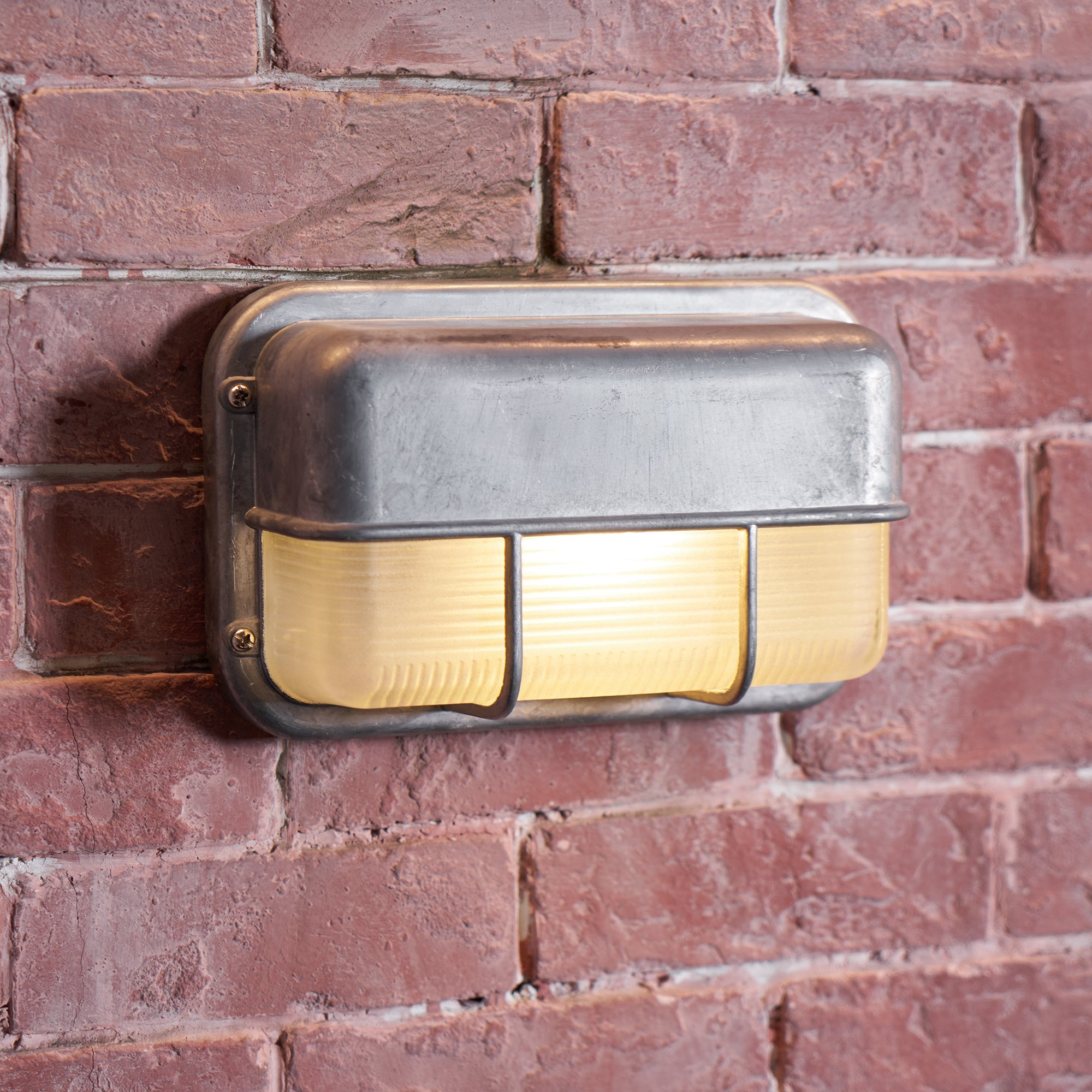 Metal Outdoor Wall Sconce – Durable Sconce with Glass Shade
