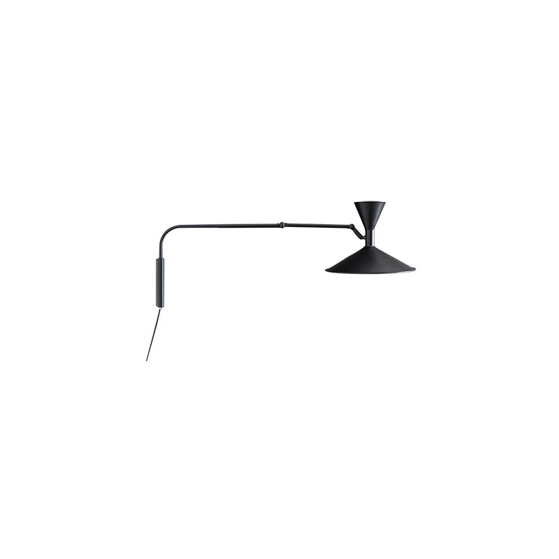 Swing Arm Plug-in Wall Sconce – Adjustable Metal Lamp with G9 Socket