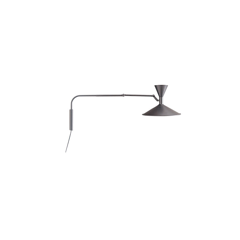 Swing Arm Plug-in Wall Sconce – Adjustable Metal Lamp with G9 Socket