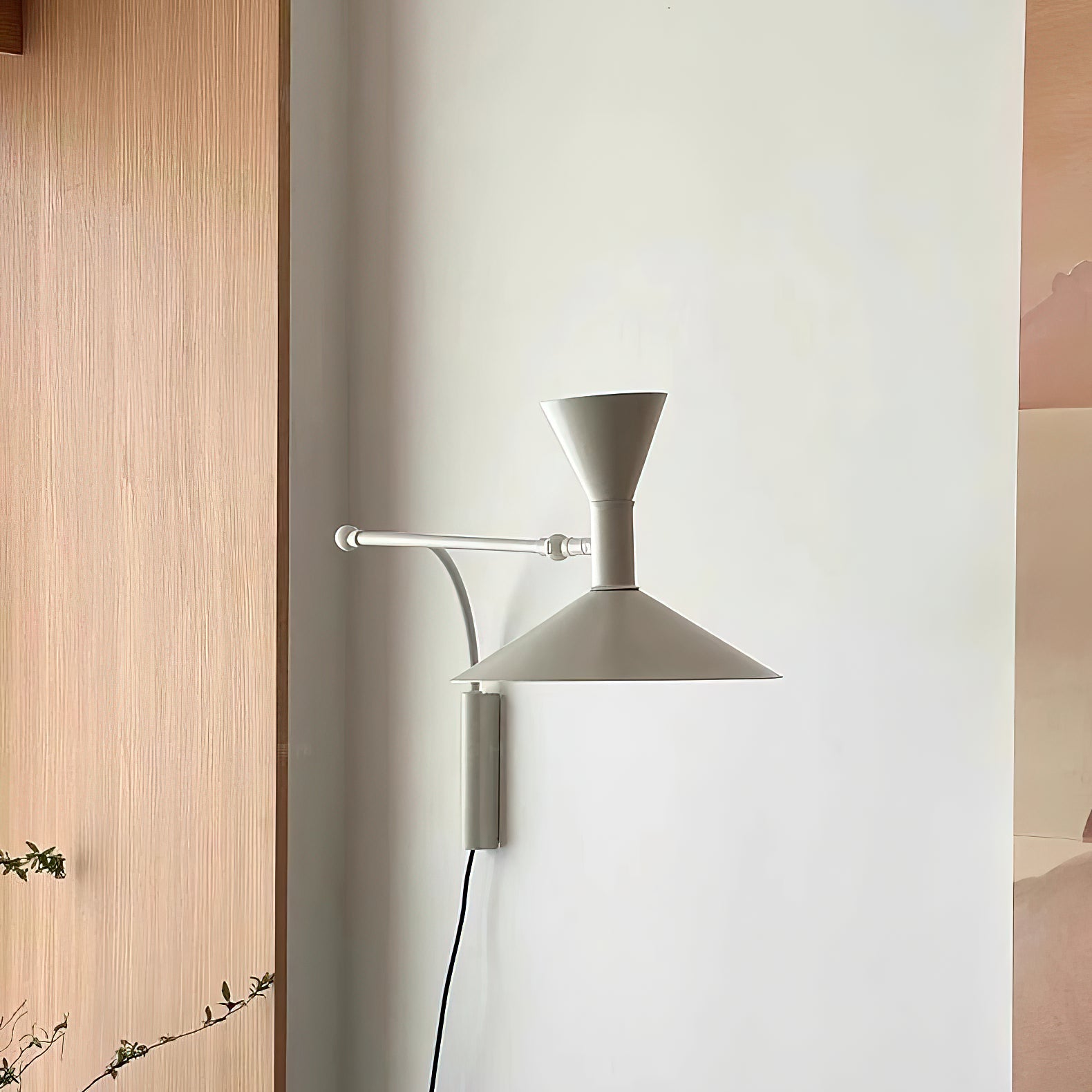 Swing Arm Plug-in Wall Sconce – Adjustable Metal Lamp with G9 Socket