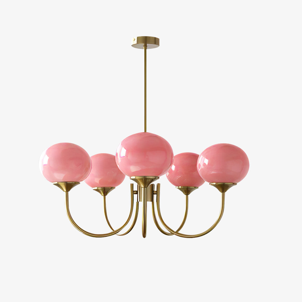 Modern Marshmallow Chandelier Light Fixture – LED Hanging Ceiling Lamp