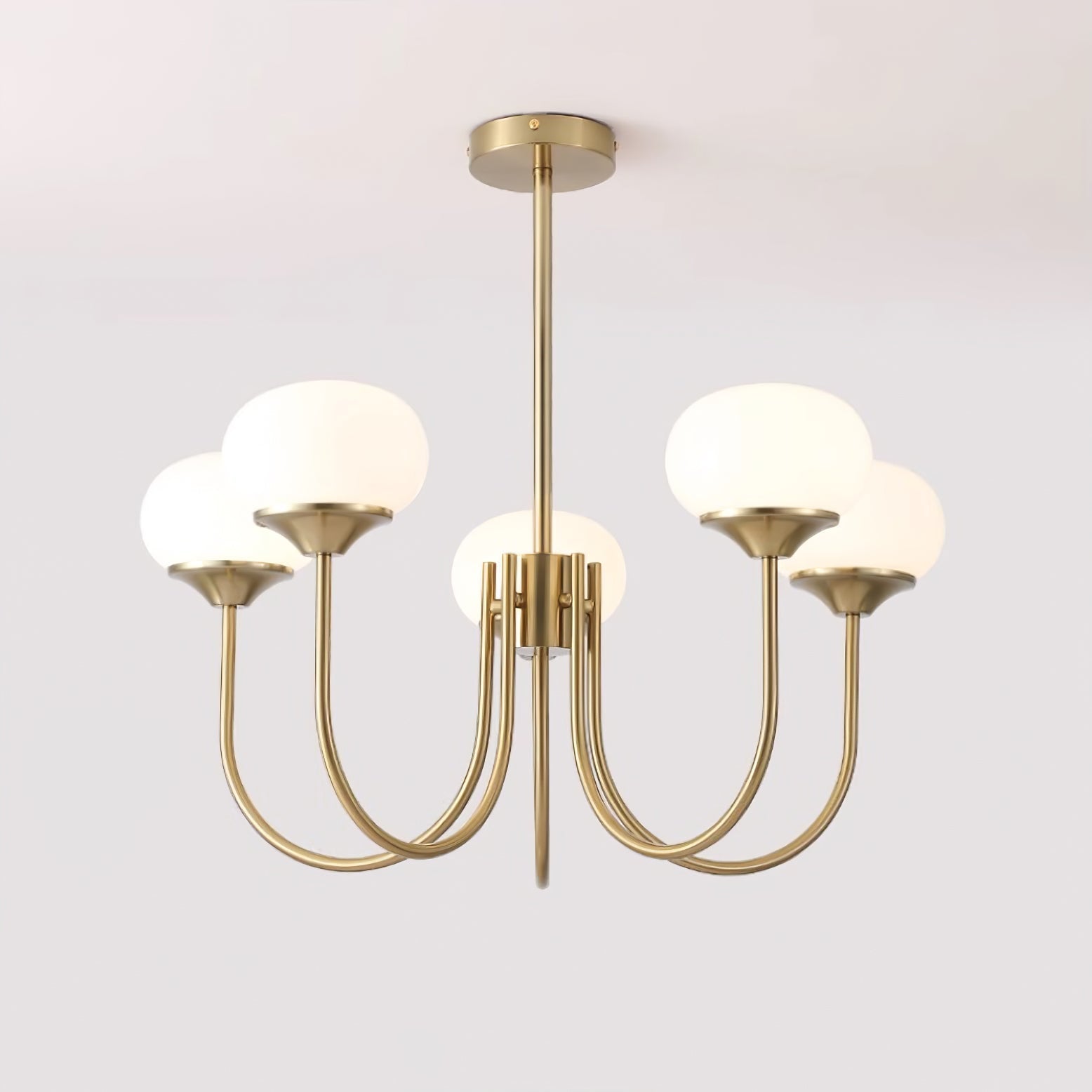 Modern Marshmallow Chandelier Light Fixture – LED Hanging Ceiling Lamp