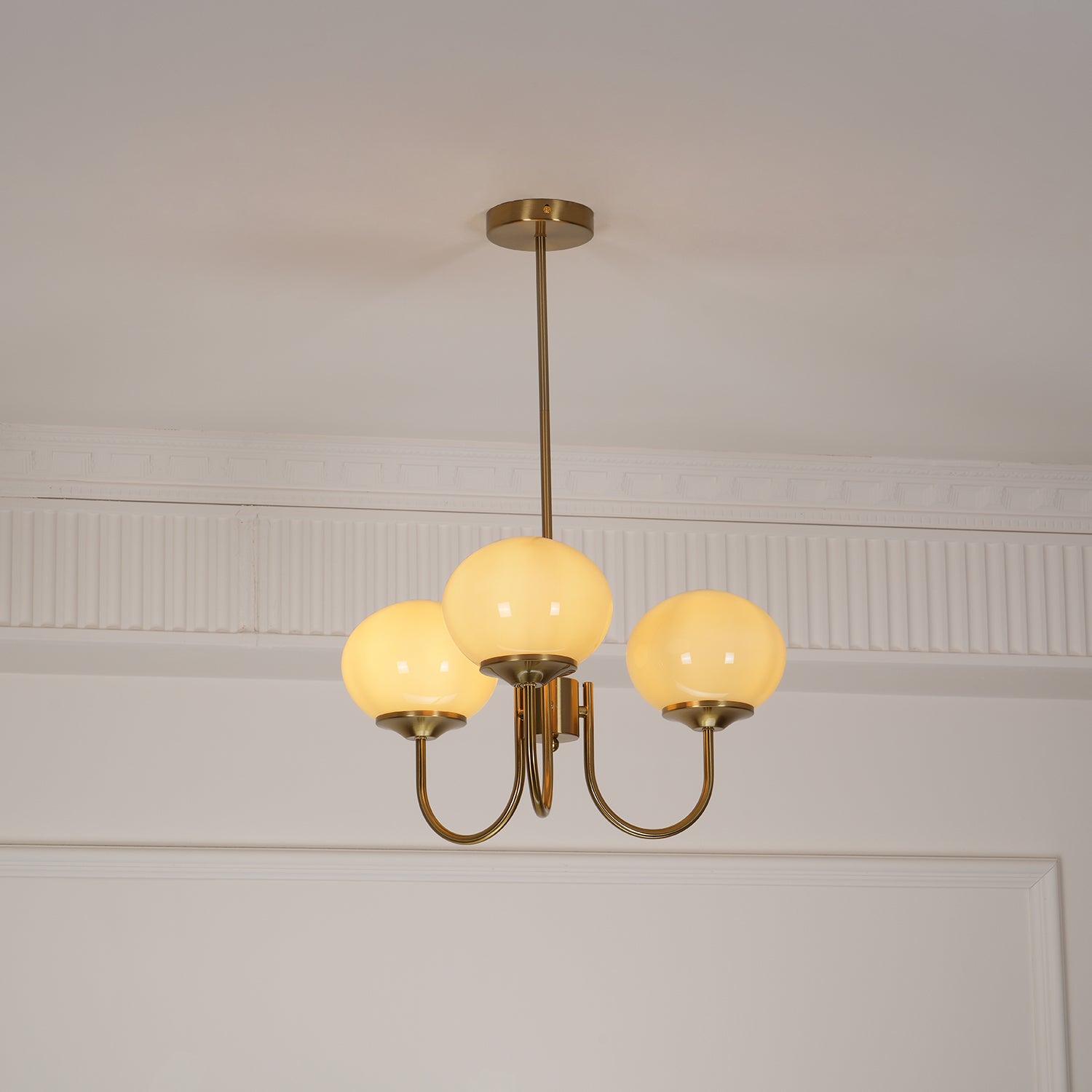 Modern Marshmallow Chandelier Light Fixture – LED Hanging Ceiling Lamp