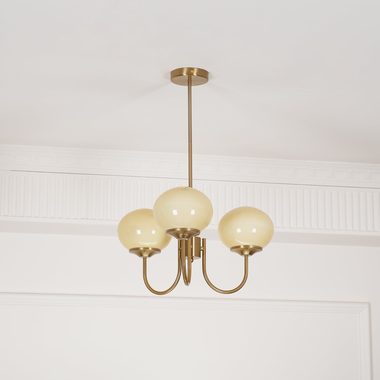 Modern Marshmallow Chandelier Light Fixture – LED Hanging Ceiling Lamp